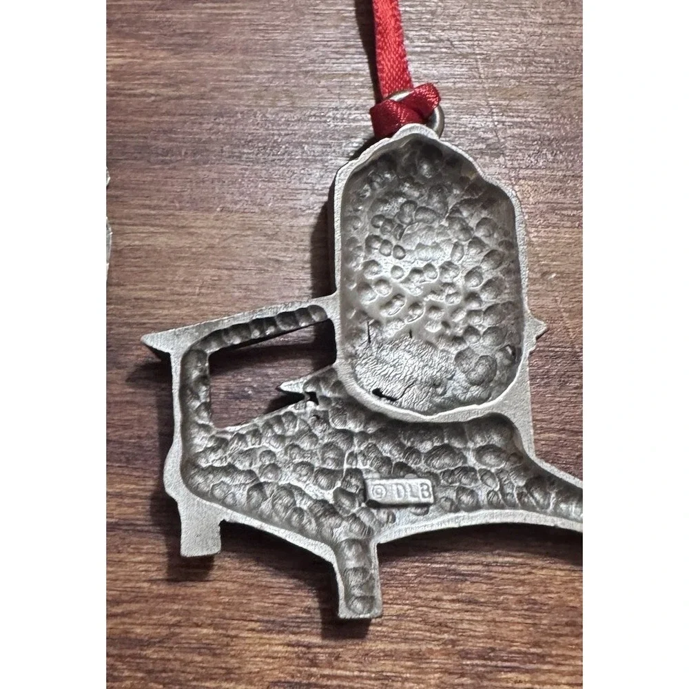 DLB ornament pewter